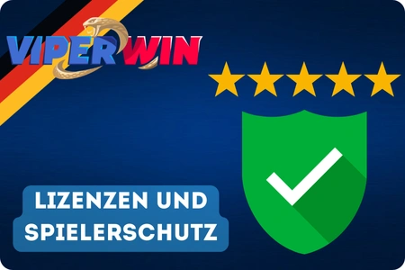 ViperWin Lizenzen und Spielerschutz