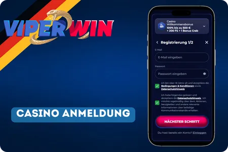 ViperWin Casino Anmeldung