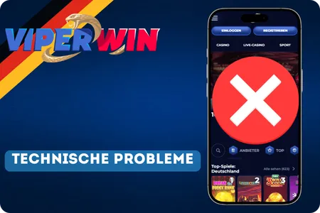 ViperWin Technische Probleme: Website/App lädt nicht