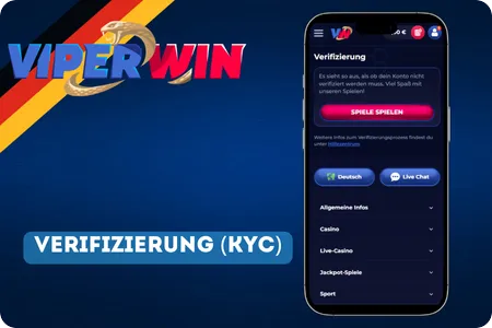 ViperWin Verifizierung (KYC)